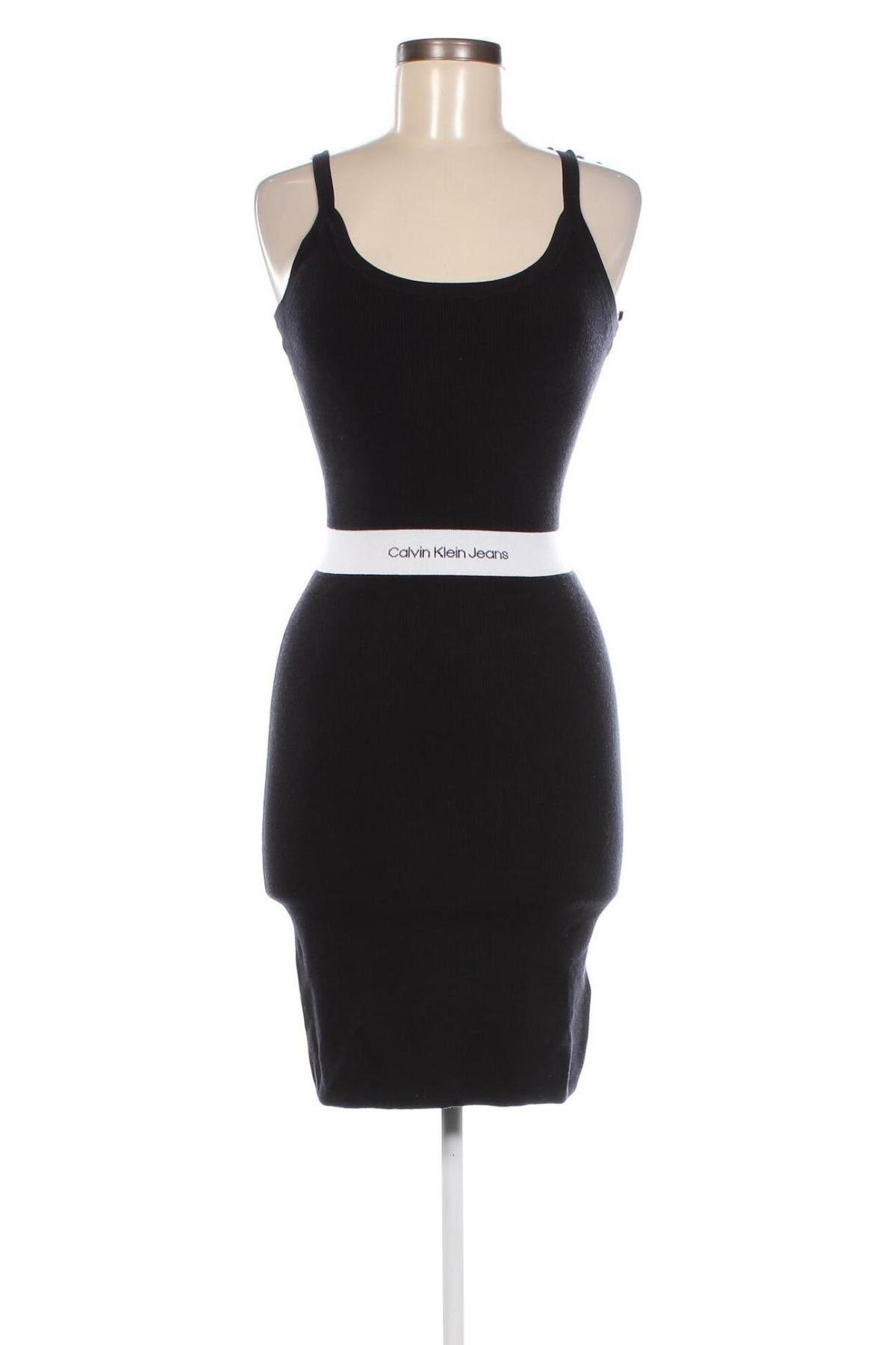 Rochie Calvin Klein Jeans, Mărime M, Culoare Negru, Preț 513,16 Lei