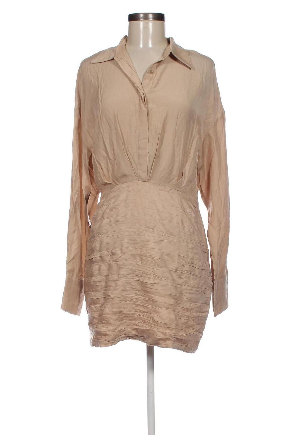 Kleid NA-KD, Größe M, Farbe Beige, Preis 9,99 €