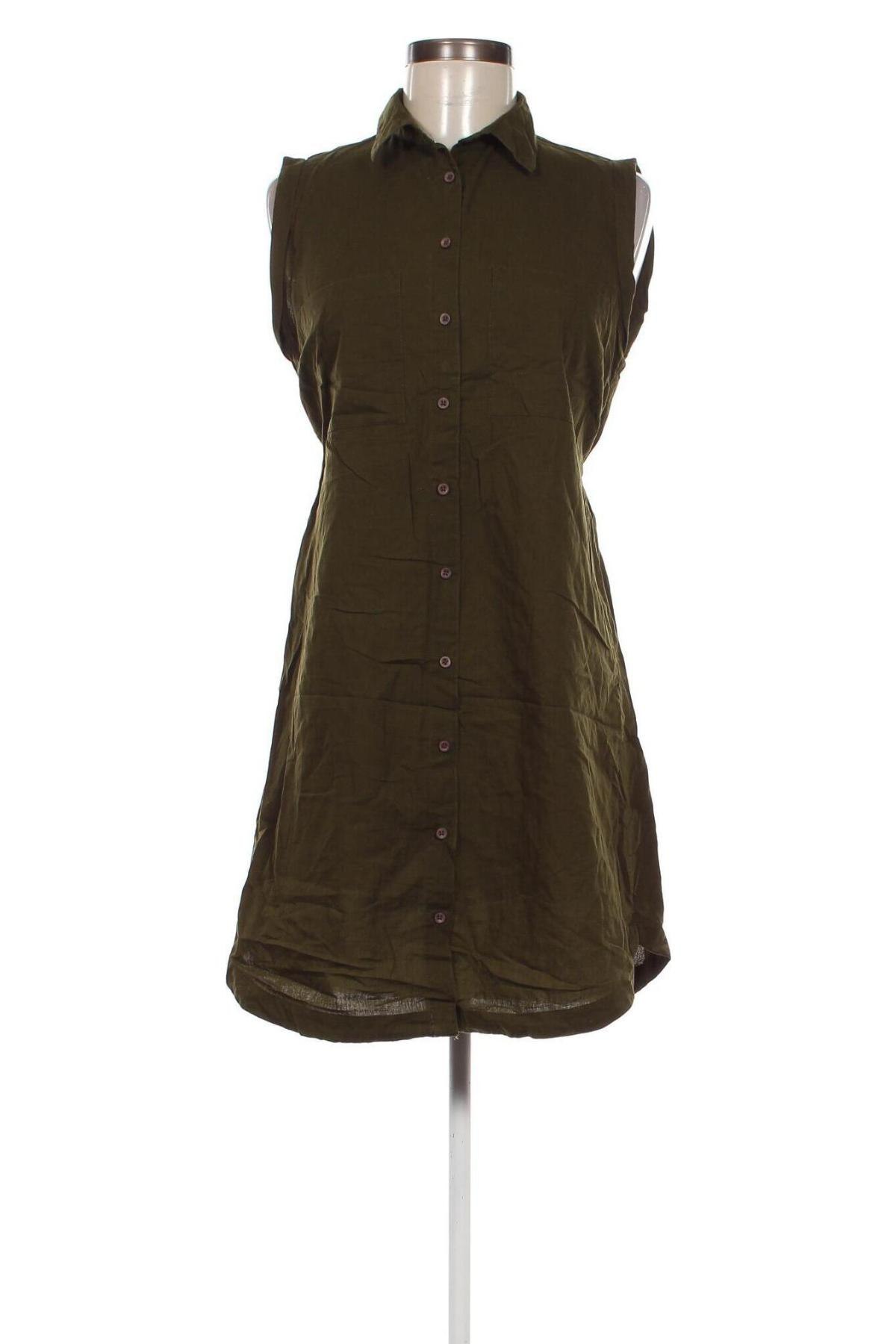 Rochie Stradivarius, Mărime M, Culoare Verde, Preț 22,99 Lei