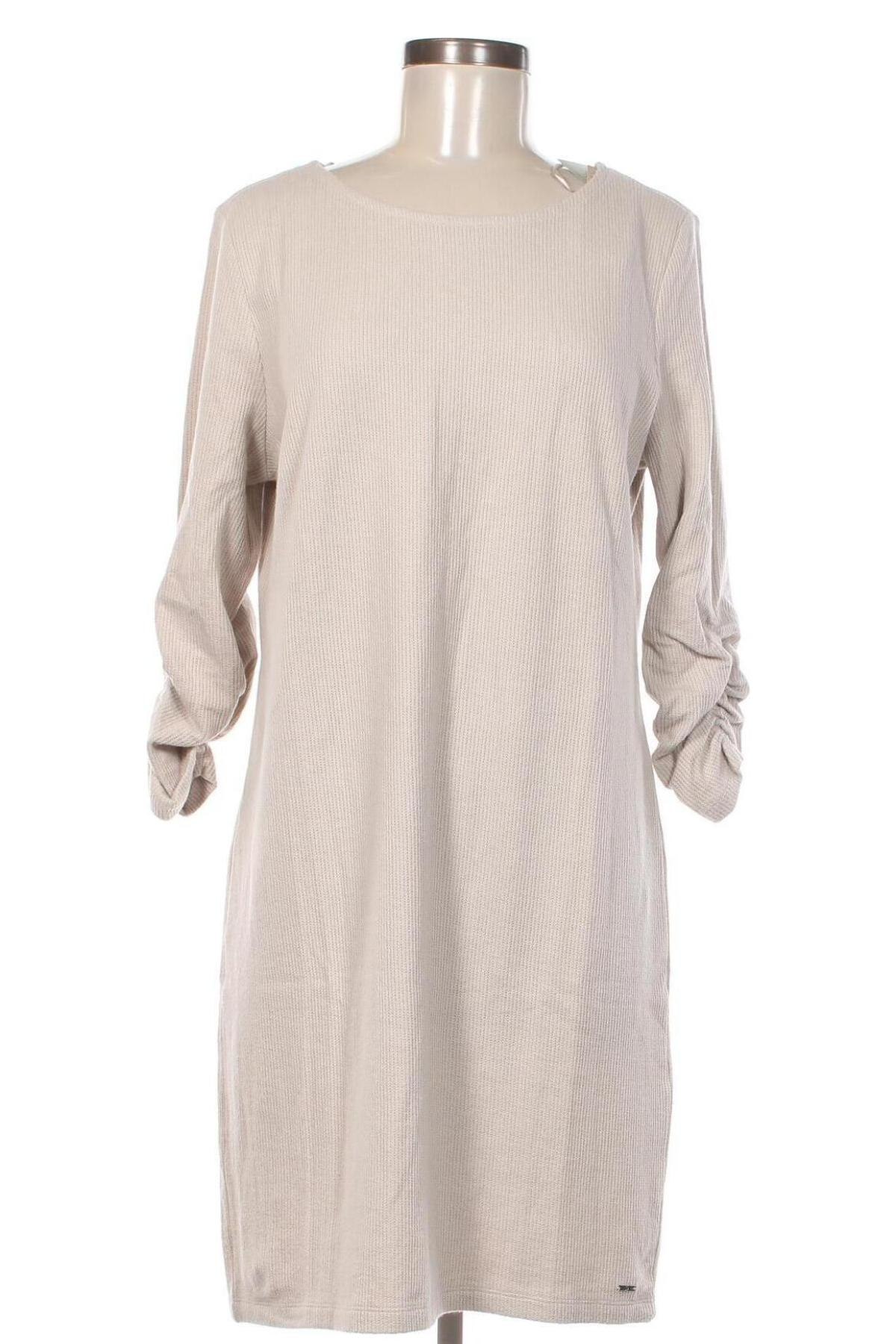 Kleid Tom Tailor, Größe XXL, Farbe Beige, Preis 55,67 €