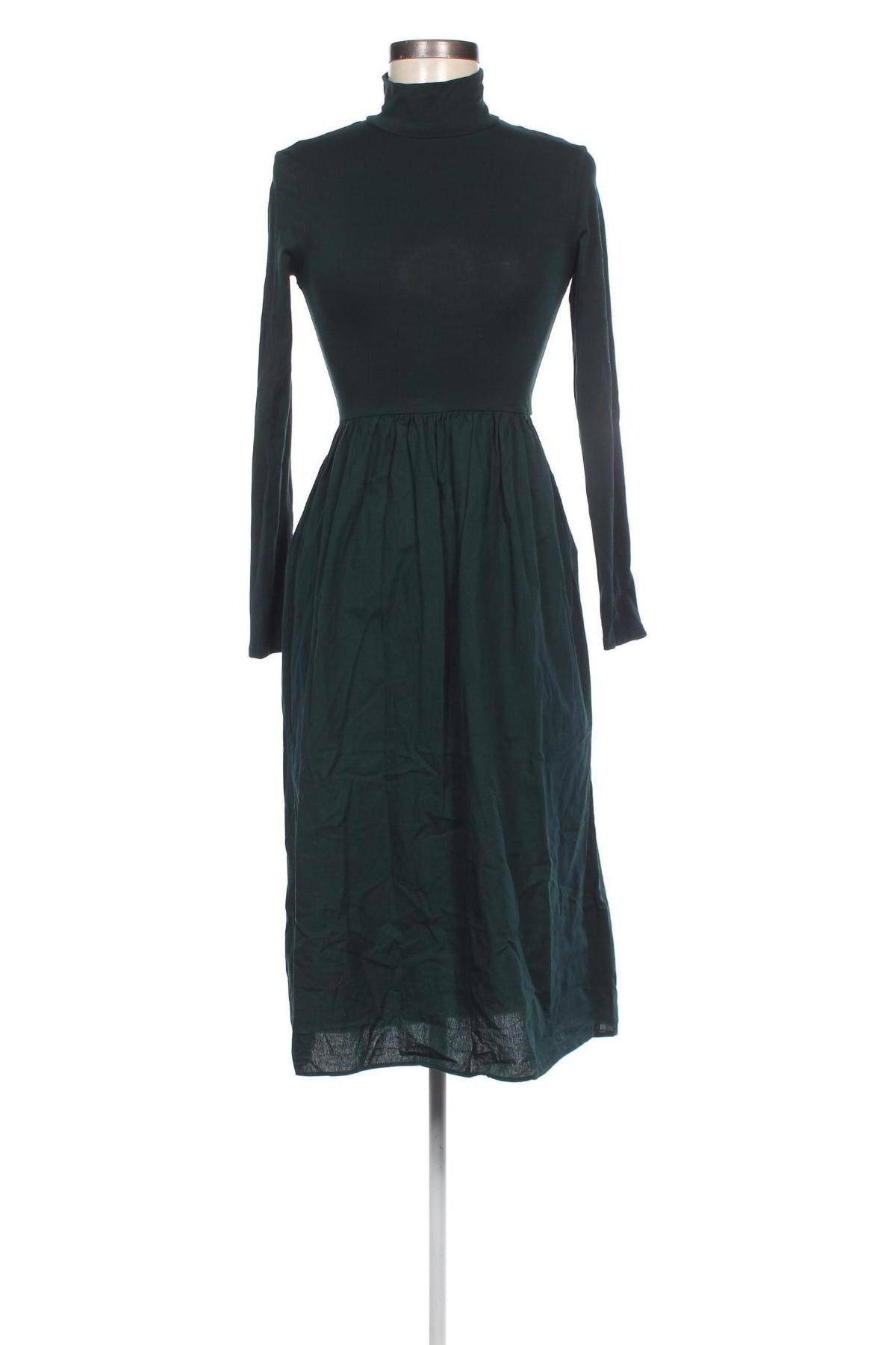 Rochie Zara, Mărime S, Culoare Verde, Preț 86,56 Lei