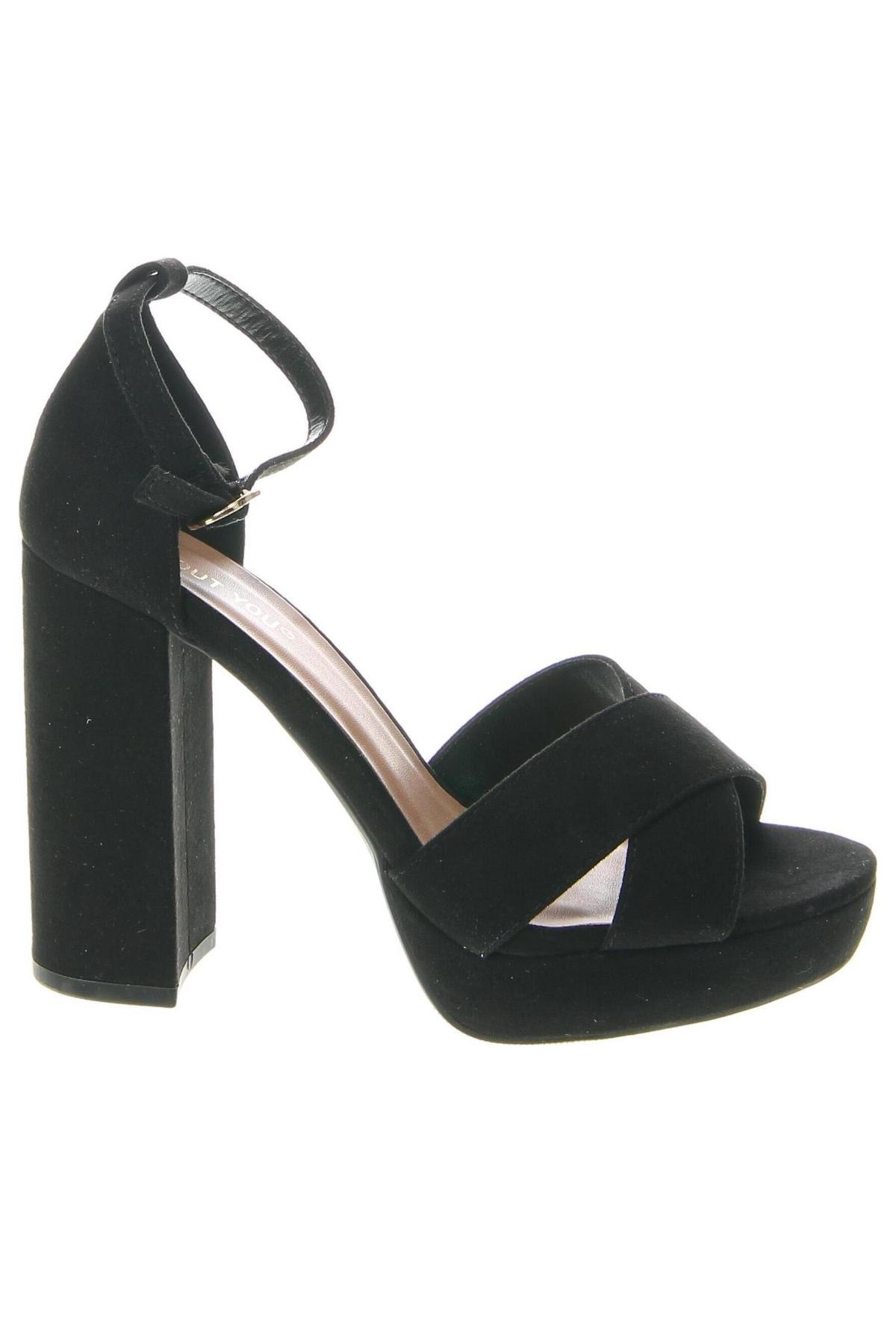 Sandale About You, Mărime 37, Culoare Negru, Preț 132,99 Lei