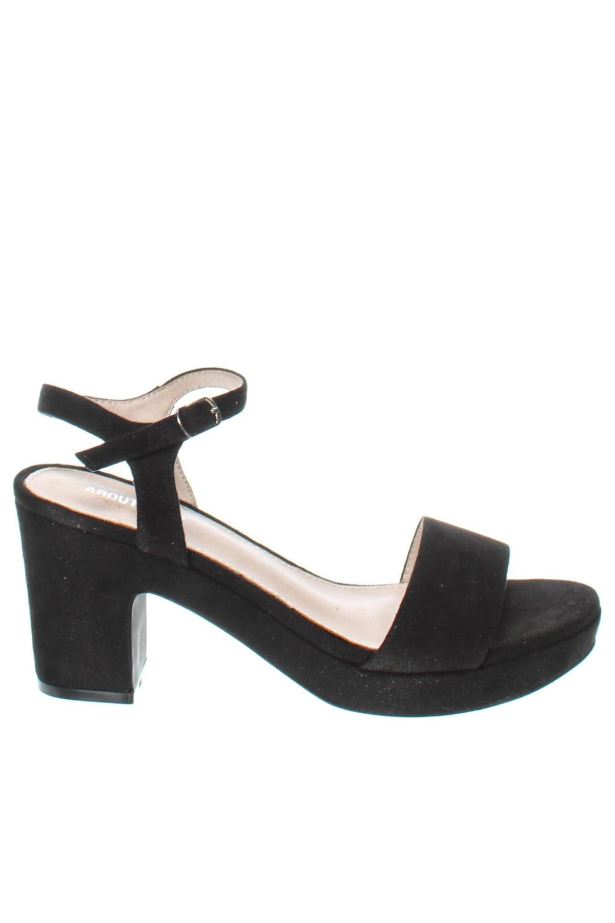 Sandale About You, Mărime 39, Culoare Negru, Preț 97,99 Lei