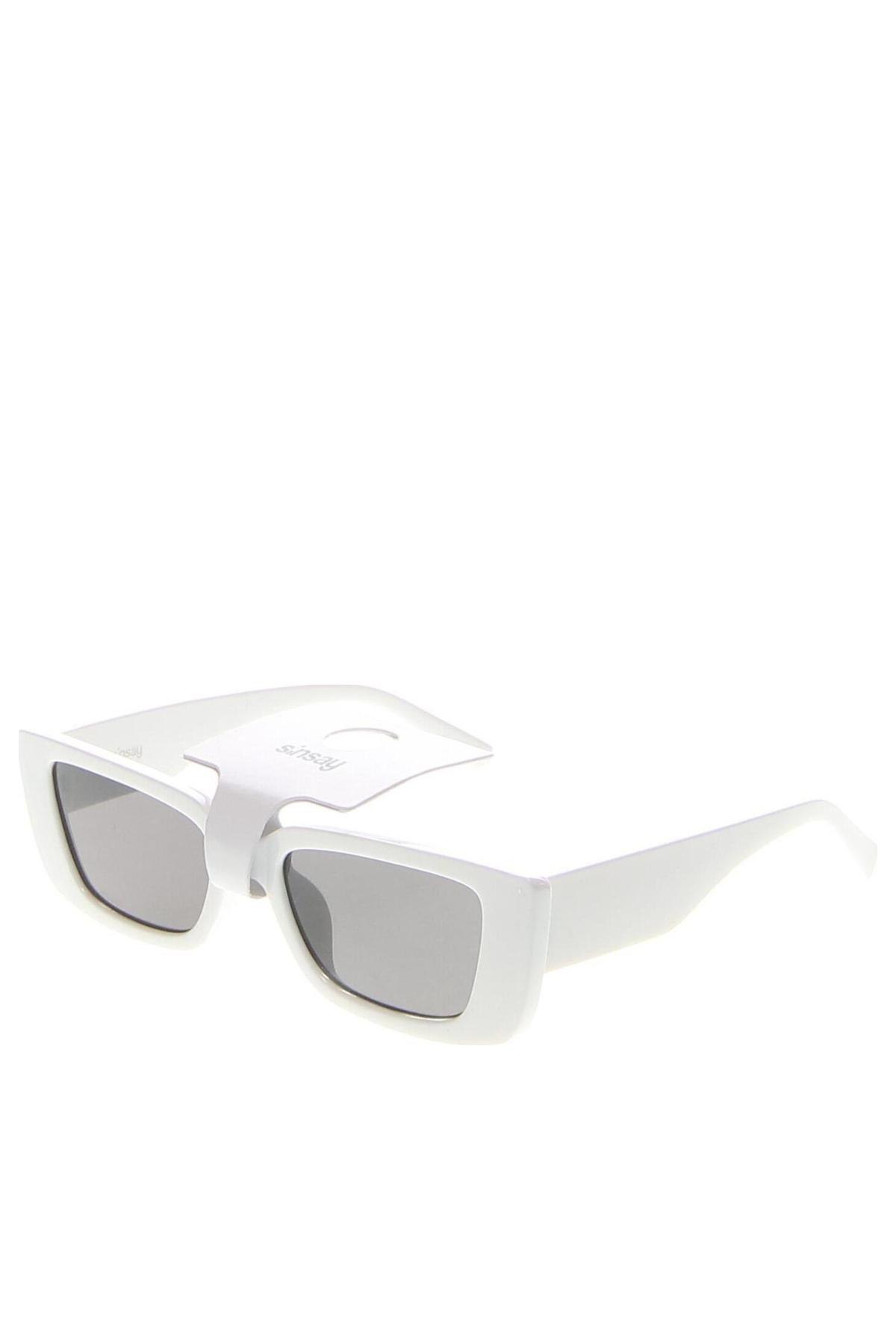 Sonnenbrille Sinsay, Farbe Weiß, Preis € 9,21