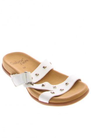 Pantolette Gabor, Größe 37, Farbe Weiß, Preis 21,00 €