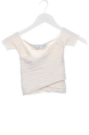 Bluză de femei Bershka, Mărime XS, Culoare Ecru, Preț 105,99 Lei