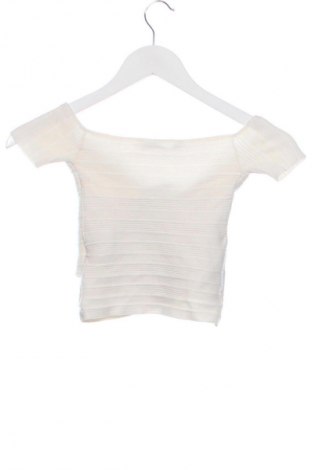 Bluză de femei Bershka, Mărime XS, Culoare Ecru, Preț 105,99 Lei