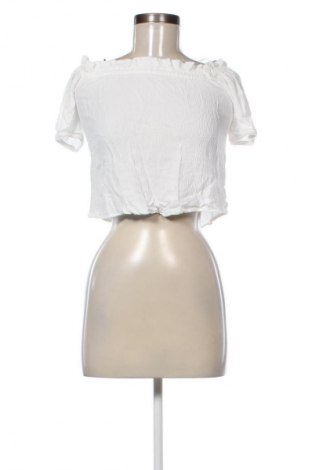 Bluză de femei Bershka, Mărime XS, Culoare Alb, Preț 50,00 Lei