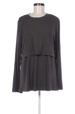 Damen Shirt H&M Mama, Größe L, Farbe Grau, Preis 13,99 €