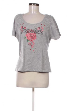 Damen Shirt Lonsdale, Größe M, Farbe Grau, Preis 9,99 €