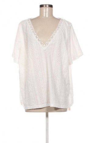 Damen Shirt SHEIN, Größe 4XL, Farbe Weiß, Preis 16,99 €