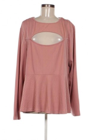 Bluzka damska SHEIN, Rozmiar 4XL, Kolor Popielaty róż, Cena 62,99 zł