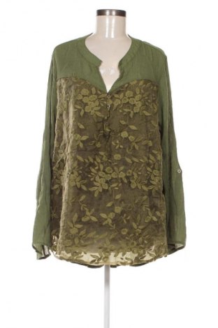 Bluzka damska SHEIN, Rozmiar 4XL, Kolor Zielony, Cena 62,99 zł
