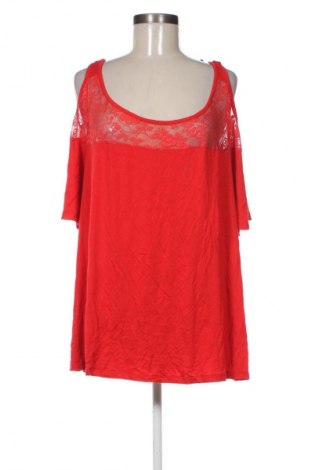 Γυναικεία μπλούζα Unbranded, Μέγεθος 4XL, Χρώμα Κόκκινο, Τιμή 9,72 €