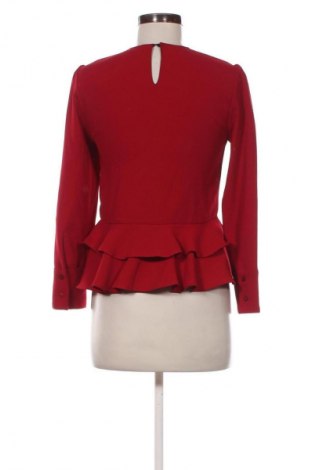 Дамска блуза Zara, Размер XS, Цвят Червен, Цена 27,99 лв.