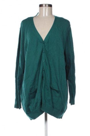 Damski kardigan Maxi Blue, Rozmiar 3XL, Kolor Zielony, Cena 66,67 zł