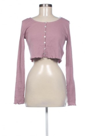 Damen Strickjacke NA-KD, Größe L, Farbe Aschrosa, Preis 15,35 €