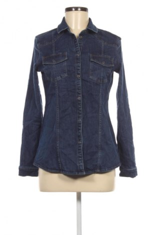 Дамска риза Edc By Esprit, Размер M, Цвят Син, Цена 41,99 лв.