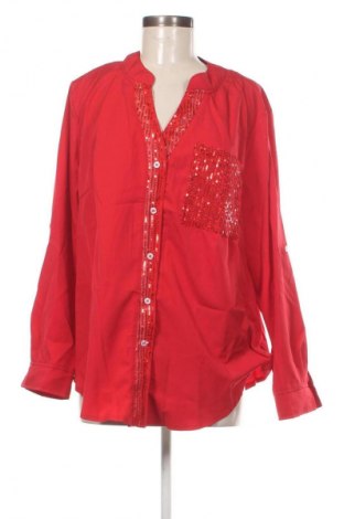 Damenbluse SHEIN, Größe XL, Farbe Rot, Preis 12,79 €
