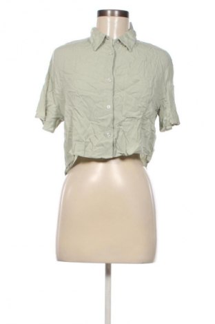 Cămașă de femei Stradivarius, Mărime M, Culoare Verde, Preț 72,99 Lei