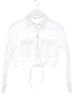 Γυναικείο πουκάμισο Zara, Μέγεθος XS, Χρώμα Λευκό, Τιμή 13,81 €