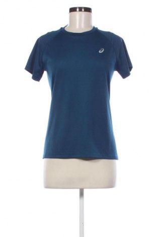 Γυναικείο t-shirt ASICS, Μέγεθος S, Χρώμα Μπλέ, Τιμή 14,00 €