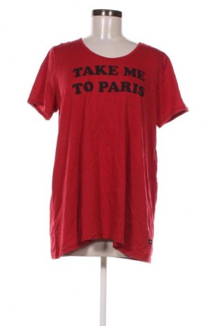 Γυναικείο t-shirt Adia, Μέγεθος XL, Χρώμα Κόκκινο, Τιμή 26,99 €
