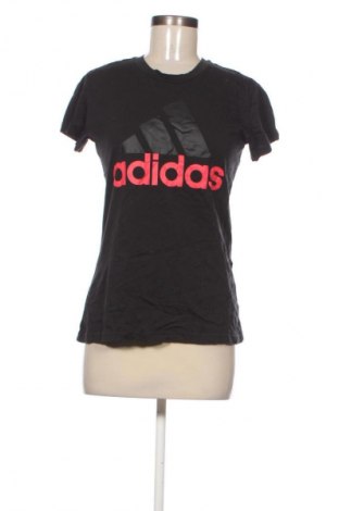 Damen T-Shirt Adidas, Größe M, Farbe Schwarz, Preis 18,99 €