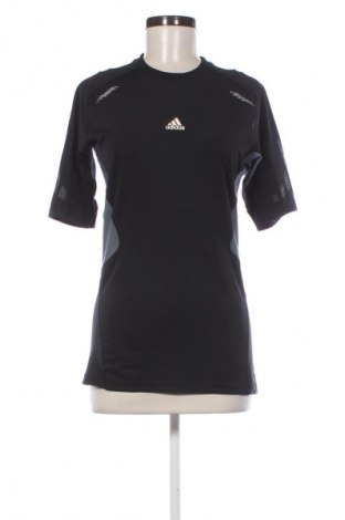 Γυναικείο t-shirt Adidas, Μέγεθος L, Χρώμα Μαύρο, Τιμή 17,99 €