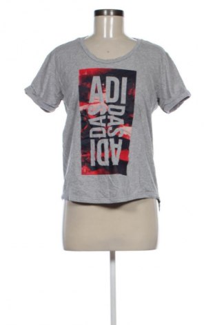 Damen T-Shirt Adidas, Größe S, Farbe Grau, Preis € 13,80