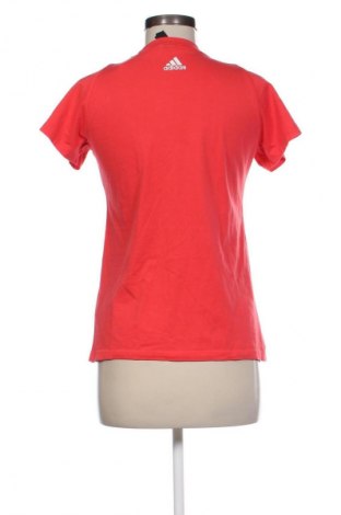 Γυναικείο t-shirt Adidas, Μέγεθος M, Χρώμα Κόκκινο, Τιμή 14,32 €