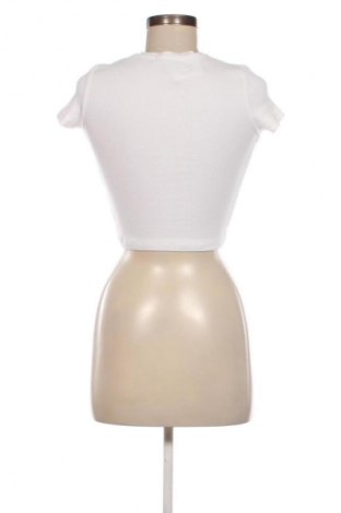 Damski T-shirt Bershka, Rozmiar S, Kolor Biały, Cena 40,45 zł