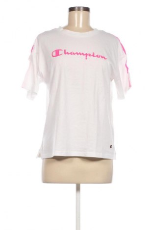 Γυναικείο t-shirt Champion, Μέγεθος M, Χρώμα Λευκό, Τιμή 21,00 €