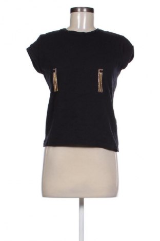 Damski T-shirt Elisabetta Franchi, Rozmiar S, Kolor Czarny, Cena 156,32 zł