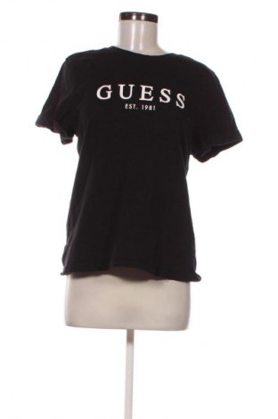 Γυναικείο t-shirt Guess, Μέγεθος L, Χρώμα Μαύρο, Τιμή 20,99 €