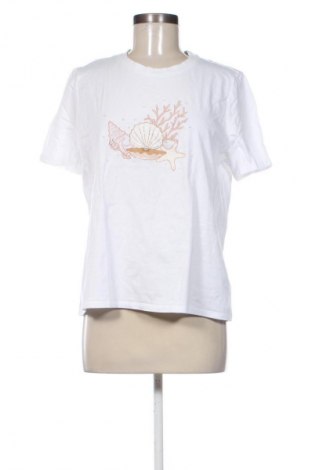 Damski T-shirt H&M, Rozmiar L, Kolor Biały, Cena 40,45 zł