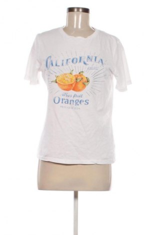 Damski T-shirt H&M, Rozmiar S, Kolor Biały, Cena 39,08 zł