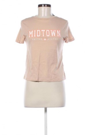 Tricou de femei H&M Divided, Mărime S, Culoare Bej, Preț 45,00 Lei