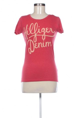 Tricou de femei Hilfiger Denim, Mărime S, Culoare Roșu, Preț 86,84 Lei