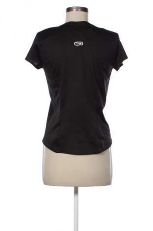 Γυναικείο t-shirt Kalenji, Μέγεθος M, Χρώμα Μαύρο, Τιμή 7,00 €