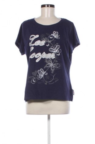 Γυναικείο t-shirt Lee Cooper, Μέγεθος XL, Χρώμα Μπλέ, Τιμή 9,14 €