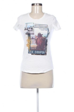 Damski T-shirt Lee Cooper, Rozmiar XS, Kolor Biały, Cena 41,06 zł
