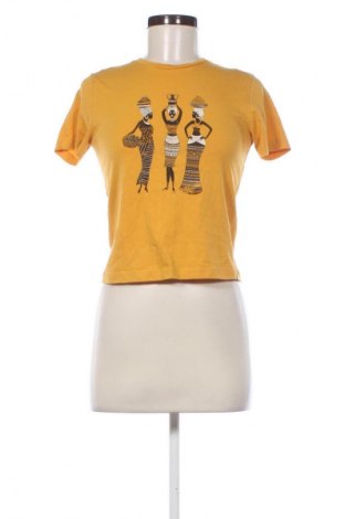 Damen T-Shirt Mango, Größe S, Farbe Gelb, Preis 8,16 €