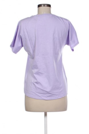 Damski T-shirt Massimo Dutti, Rozmiar XS, Kolor Fioletowy, Cena 62,02 zł
