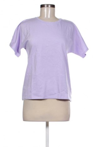 Damski T-shirt Massimo Dutti, Rozmiar XS, Kolor Fioletowy, Cena 62,02 zł