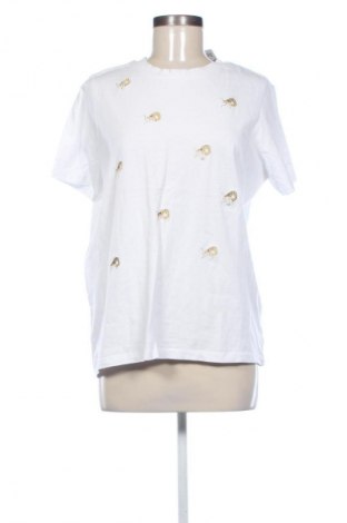 Tricou de femei Sinsay, Mărime L, Culoare Alb, Preț 44,74 Lei