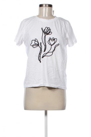 Tricou de femei Sinsay, Mărime XS, Culoare Alb, Preț 44,74 Lei
