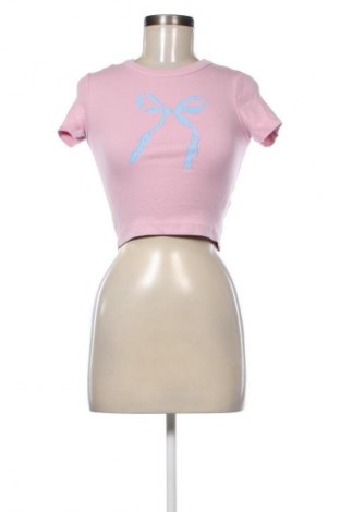 Tricou de femei Sinsay, Mărime XS, Culoare Roz, Preț 44,74 Lei