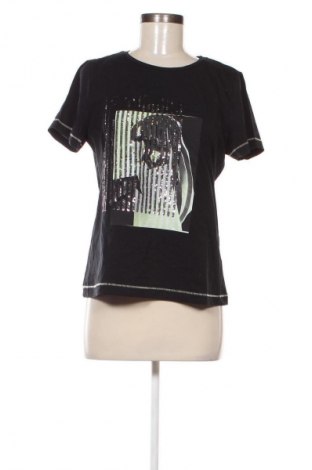 Γυναικείο t-shirt Taifun, Μέγεθος L, Χρώμα Μαύρο, Τιμή 17,99 €