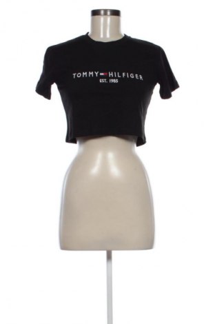 Damski T-shirt Tommy Hilfiger, Rozmiar S, Kolor Czarny, Cena 177,01 zł